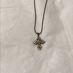 Kenny Ma antique cross necklace
